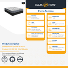 Cama Box Viúva + Colchão D33 Ortobom Iso 100 128cm