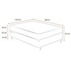 Cama Box Viúva + Colchão De Molas Ensacadas - Ortobom - Airte