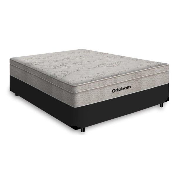 Cama Box Viúva + Colchão De Molas Ensacadas Ortobom Airtech S