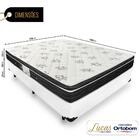 Cama Box Viúva + Colchão De Molas - Ortobom - Physical Nanola