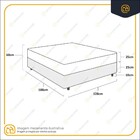 Cama Box Viúva + Colchão Ortobom De Molas Ensacadas - Airtech