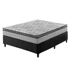 Cama Box Viúva + Colchão Ortopedico Hanover One Espuma D33 Pi