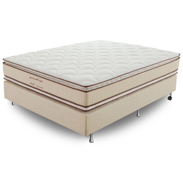 Cama Box Viúva (box + Colchão) 128x188x65 Bali Prorelax Molas