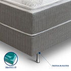 Cama Box Viúva (box + Colchão) 128x188x67 Brilhante Prorelax