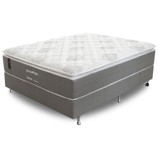 Cama Box Viúva (box + Colchão) 128x188x71 Brilhante Prorelax