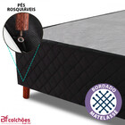 Cama Box Viúva Colchão Molas Ensacadas Com Pillow E Box 128x1