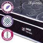 Cama Box Viúva Colchão Molas Ensacadas Com Pillow E Box 128x1