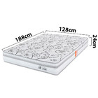 Cama Box Viúva com Colchão Ortopédico Dupla Face Firme 128x18