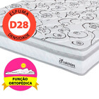 Cama Box Viúva com Colchão Ortopédico Dupla Face Firme 128x18