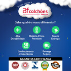 Cama Box Viúva com Colchão Ortopédico Dupla Face Firme 128x18