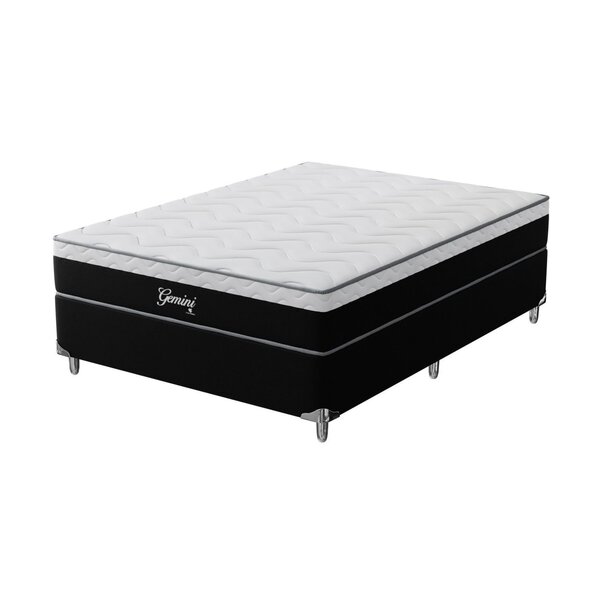 Cama Box Viúva Molas Ensacadas Gemini 128x188x68 Montreal Bra
