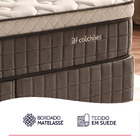 Cama Box Viúva Premium Mola Ensacada Com Espuma D33 E Viscoel
