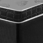 Cama Box Viúva Preta + Colchão Viíuva Querubin Espuma D20 128