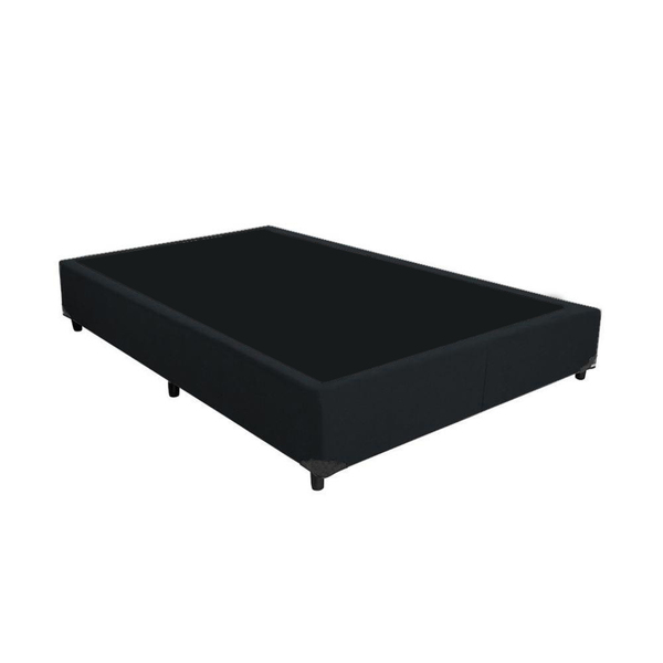 Cama Box Viúva Sp Móveis Suede Preto - 26x128x188