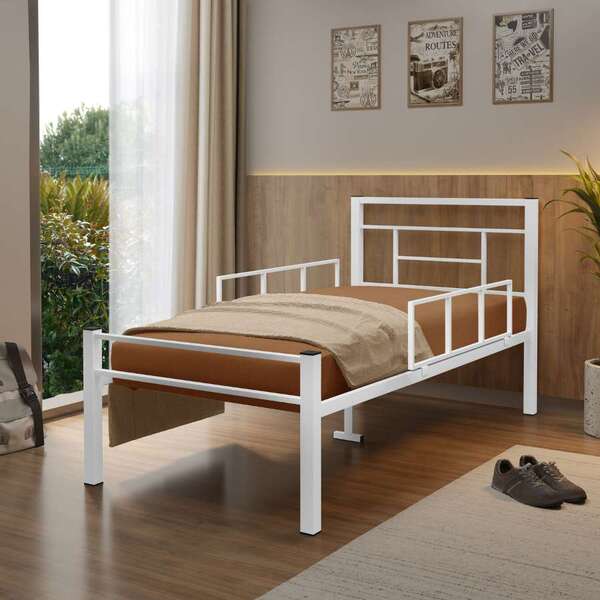Cama C/ Grade Criança Solteiro 100% Aço Reforçado Qualidade B