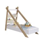 Cama Cabana Livreiro 162,5cm X 213cm X 87,6cm Itapuã/branco