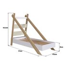 Cama Cabana Livreiro 162,5cm X 213cm X 87,6cm Itapuã/branco