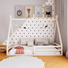 Cama Cabana Proteção Solteiro  Branco Acetinado