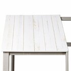 Cama Cabana Teddi Casal Cinza Madeira Maciça  Cinza Rústico/b