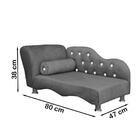 Cama Caminha Diva Pet Veludo Strass Terracota Dvinn