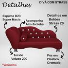 Cama Caminha Diva Pet Veludo Strass Terracota Dvinn