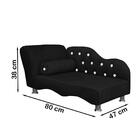 Cama Caminha Diva Pet Veludo Strass Terracota Dvinn