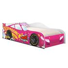 Cama Carrinho Solteiro Veloz Pink
