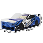 Cama Carro 11 Juvenil Adesivada – Vj Móveis