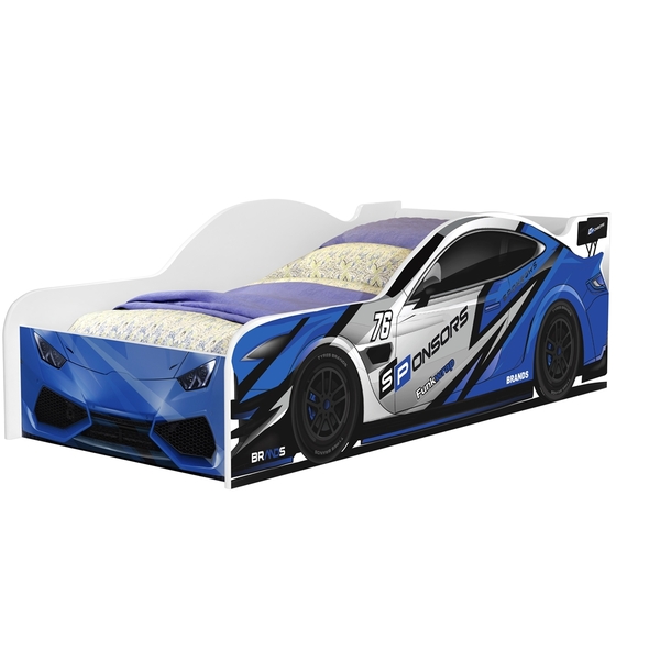 Cama Carro 11 Juvenil Adesivada – Vj Móveis