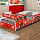 Cama Carro Bombeiro Infantil com Colchão