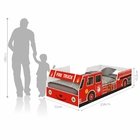 Cama Carro Bombeiro Infantil com Colchão