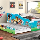 Cama Carro Com Auxiliar Patrulha Canina