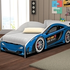 Cama Carro Com Baú Infantil Azul