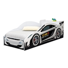 Cama Carro Com Baú Infantil Branco