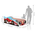 Cama Carro De Corrida Joy Vermelho Infantil Com Colchão