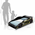 Cama Carro Force 09 Infantil Preto