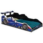 Cama Carro Fórmula 1 Infantil Azul com Colchão