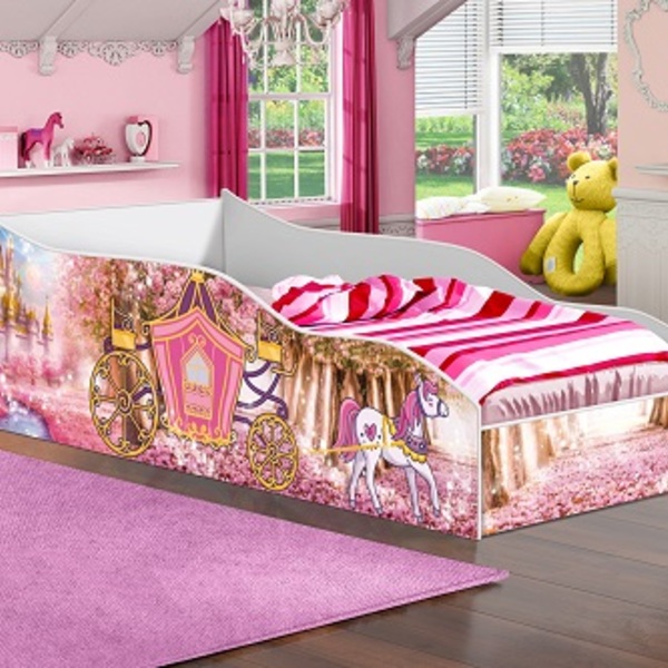 Cama Carro Infantil Carruagem 100 – Gabrielli Móveis
