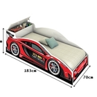 Cama Carro Juvenil Vermelho – Vitamov