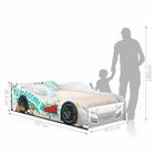 Cama Carro Kaboom Branco Solteiro