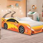 Cama Carro Menino Laranja Solteiro