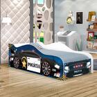 Cama Carro Polícia Kids Infantil Com Colchão