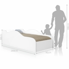 Cama Carro Solteiro Branco