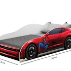 Cama Carro Spd Infantil Para Meninos Vermelho