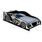 Cama Carro Speedy Racing Juvenil Branco com Colchão