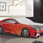 Cama Carro Turbo Solteiro Vermelho