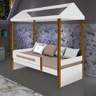 Cama Casa Branco Mel