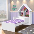 Cama Casa Infantil Magia Branco/rosa