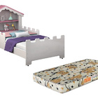 Cama Casa Infantil Princesa Com Colchão - Rosa