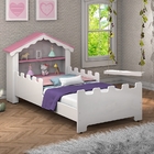 Cama Casa Magia Branco/rosa - Vitamov